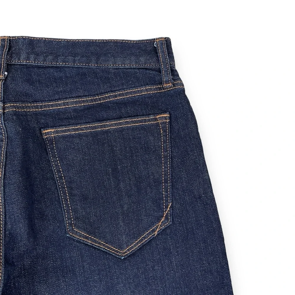 Banana Republic Jeans Men 33x30 (ACTUAL 34x27.5) Dark Blue Straight Fit Denim